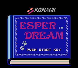 Esper Dream — Title screen